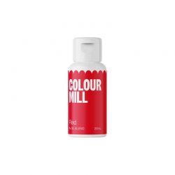 Colorant liposoluble pour chocolat 20ml Colour Mill couleur rouge