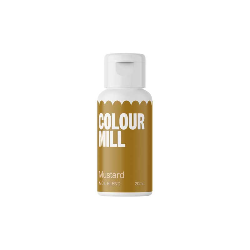 Colorant liposoluble pour chocolat 20ml Colour Mill couleur Moutarde