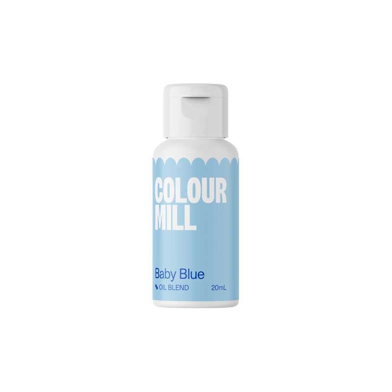 Colorant liposoluble pour chocolat 20ml Colour Mill couleur Bleu bébé