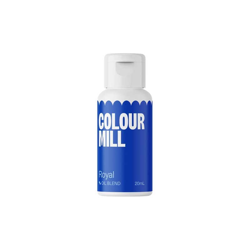 Colorant liposoluble pour chocolat 20ml Colour Mill couleur bleu royal