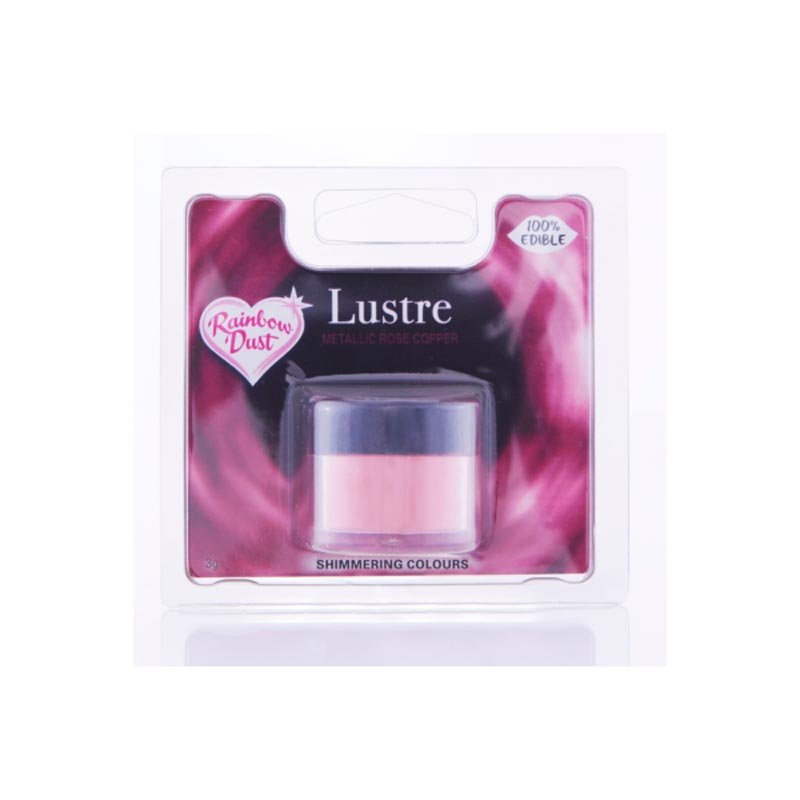 Poudre Lustre métallique Rainbow Dust couleurs Cuivre rosé