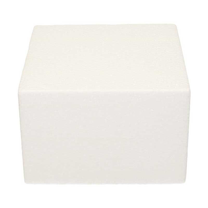 Dummy carré support polystyrène taille 15x15x 10cm de hauteur Dummy carré support polystyrène taille 15x15x 10cm de hauteur