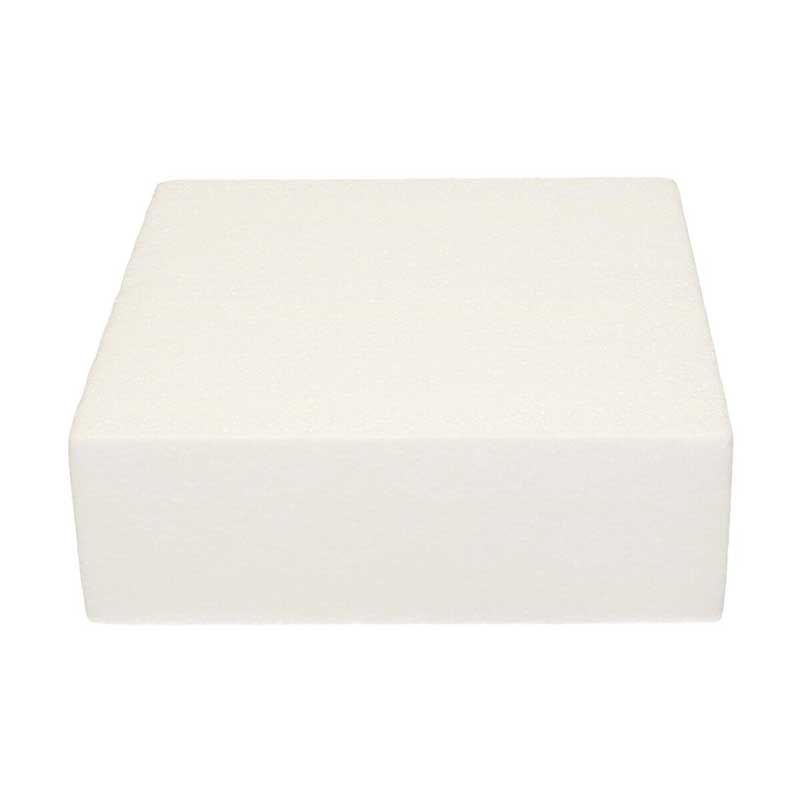 Dummy carré support polystyrène taille 20x20x7cm de hauteur Dummy carré support polystyrène taille 20x20x7cm de hauteur