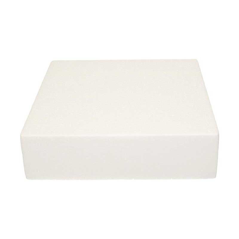 Dummy carré support polystyrène taille 25x25cmx7cm de hauteur Dummy carré support polystyrène taille 25x25cmx7cm de hauteur