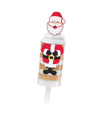 Treat Pops Étiquettes et Picks père noël pk/6 Wilton