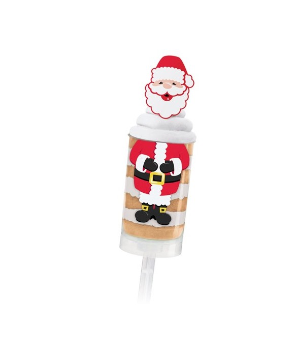 Treat Pops Étiquettes et Picks père noël pk/6 Wilton