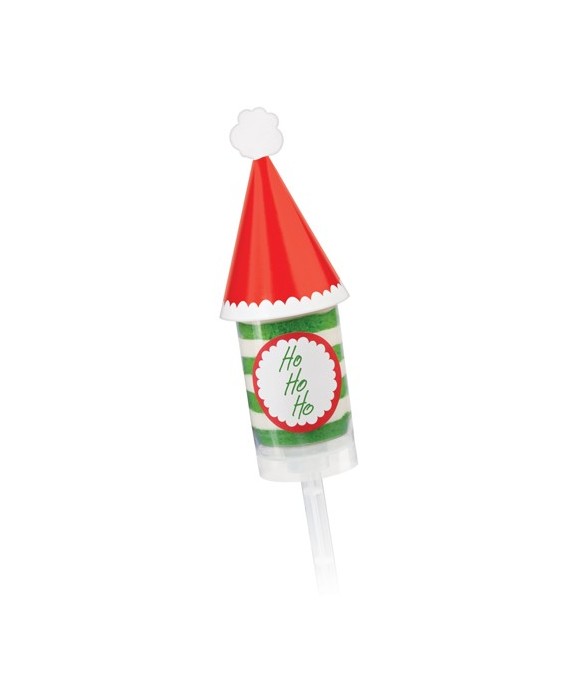 Treat Pops Étiquettes et Chapeau du père noël pk/6 Wilton