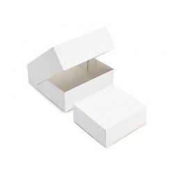 Boîte Pâtissière Blanche Rectangulaire 40 x 30 x H15 cm Funcakes