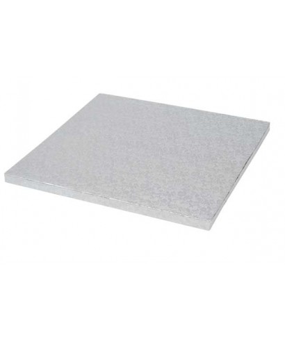 Plateau de présentation carré épais pour gâteau de 10 à 50 cm Plateau de présentation carré épais pour gâteau de 10 à 50 cm