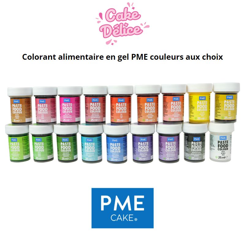 8 GELS COLORANTS ALIMENTAIRES COLORÉS