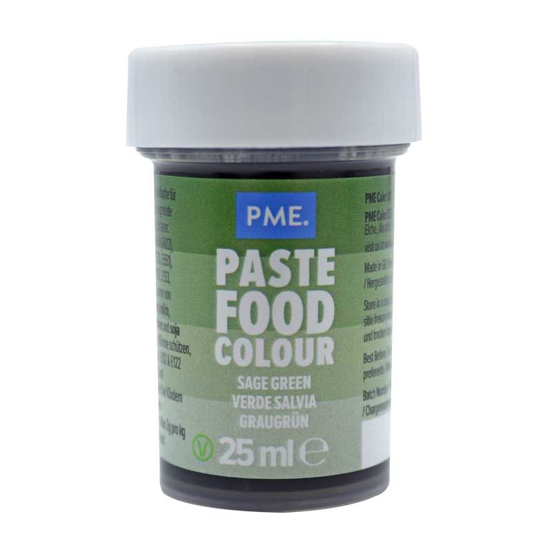 Colorant alimentaire en gel PME couleurs vert sauge