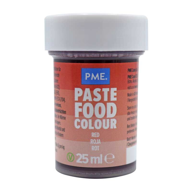 Colorant alimentaire en gel PME couleurs Baie Rouge