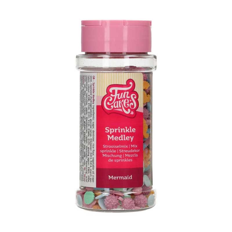 Sprinkle Medley Paillettes Sirènes 50g FunCakes