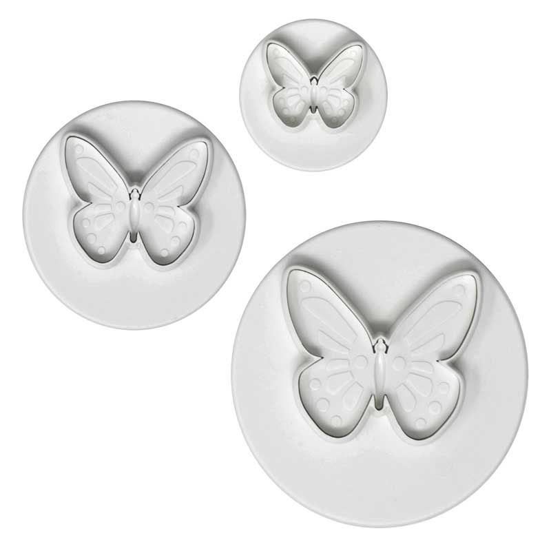 Emporte-pièce poussoir Joli papillon set/3 PME