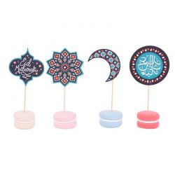 Set Topper cupcakes Eid Mubarak PME