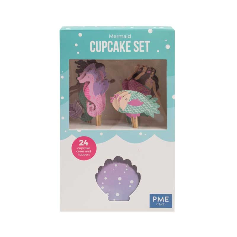 Set Topper cupcakes Sirène PME