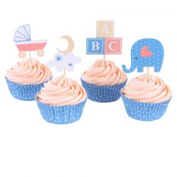 Set Topper cupcakes bébé PME