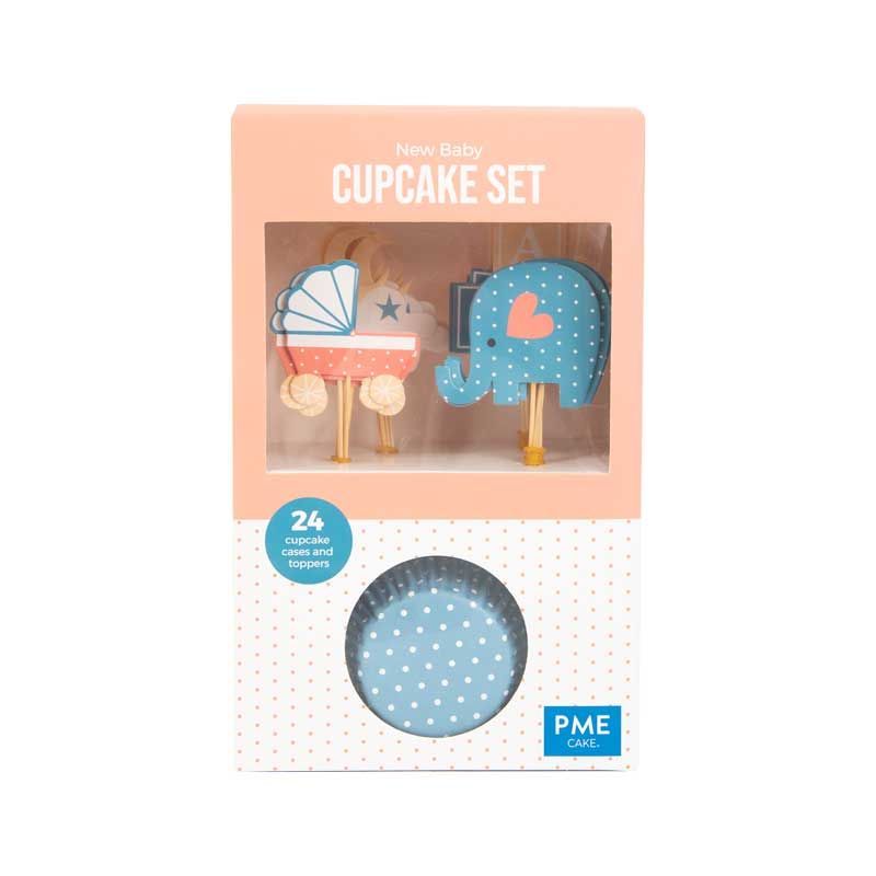 Set Topper cupcakes bébé PME
