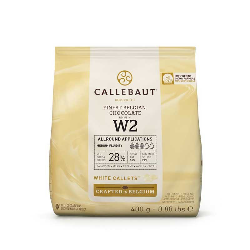 Chocolat Blanc Callebaut 400G