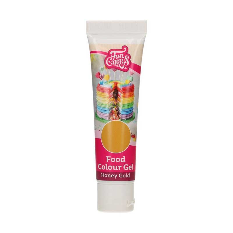 Gel Colorant Alimentaire FunColours Miel Or FunCakes