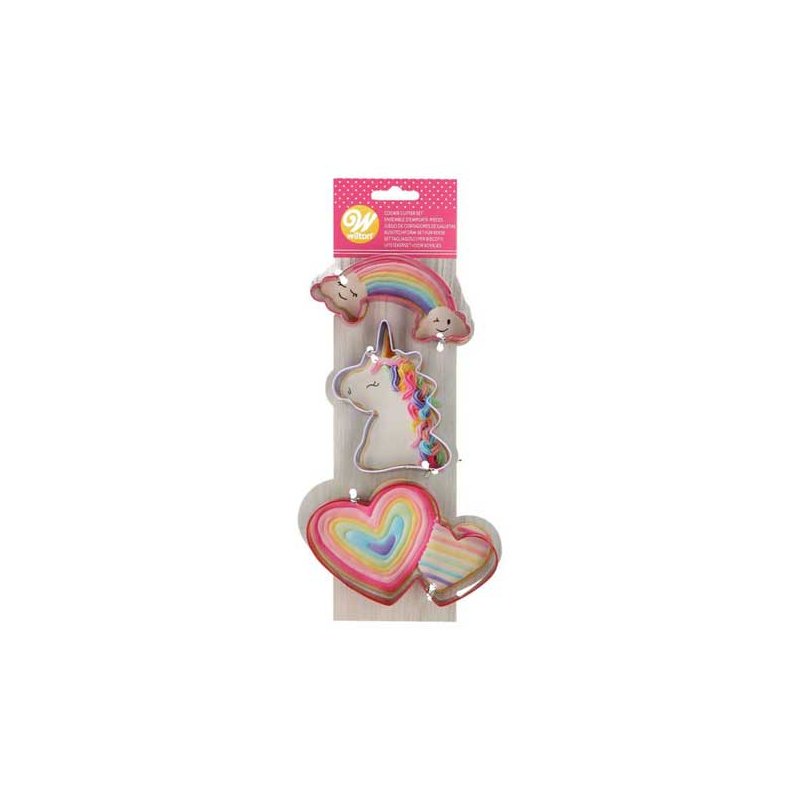 Emporte-pièce Licorne magique Set/3 Wilton