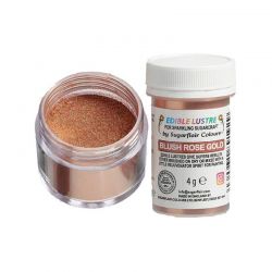 Lustre comestible 4g Sugarflair couleurs Blush Rose Gold