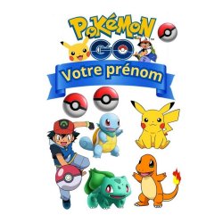 Kit de Montage de Toppers à Gâteau Personnalisés Pokemon