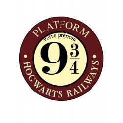 Disque à Gâteau Personnalisé Harry Potter