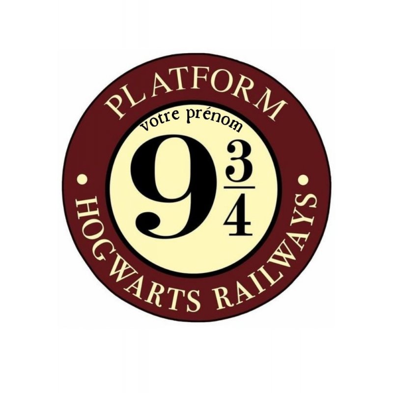 Disque à Gâteau Personnalisé Harry Potter