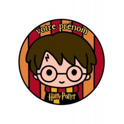 Disque à Gâteau Personnalisé Harry Potter