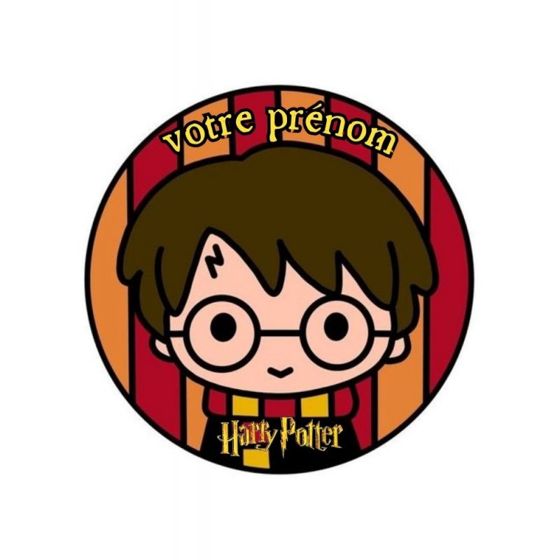 Disque à Gâteau Personnalisé Harry Potter