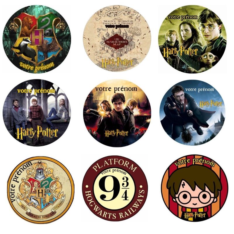 Disque à Gâteau Personnalisé Harry Potter images aux choix à 7,99 €