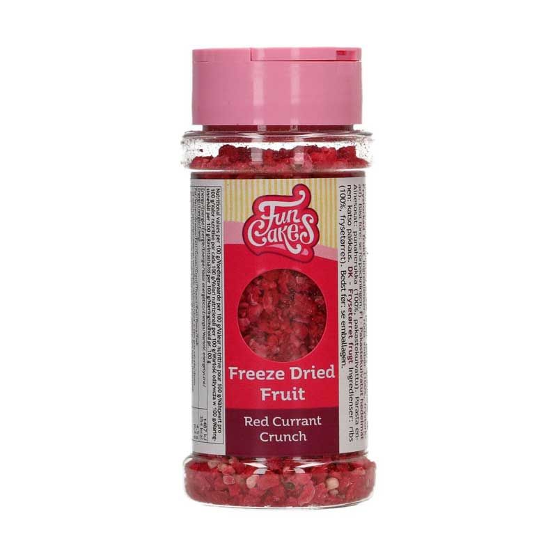 Fruits Lyophilisés Groseille Crunch 12g FunCakes Fruits Lyophilisés Groseille Crunch 12g FunCakes