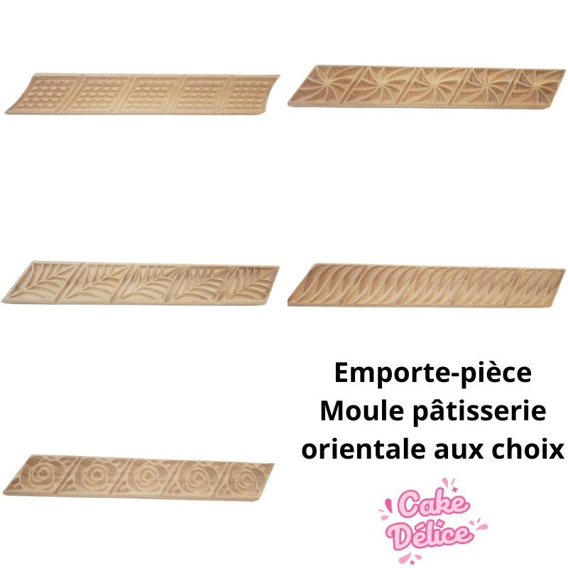 Emporte-pièce Moule pâtisserie orientale aux choix