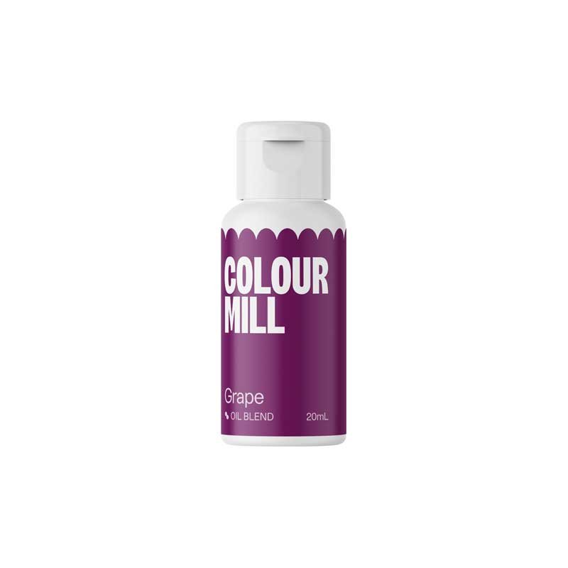 Colorant liposoluble pour chocolat 20ml Colour Mill couleurs Grape