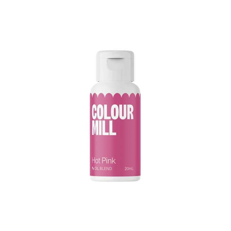 Colorant liposoluble pour chocolat 20ml Colour Mill couleurs Rose vif