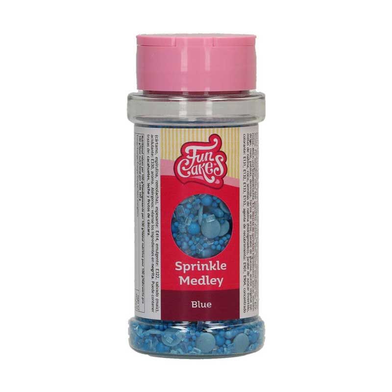 Sprinkle Medley Paillettes FunCakes couleurs Bleu Sprinkle Medley Paillettes FunCakes couleurs Bleu