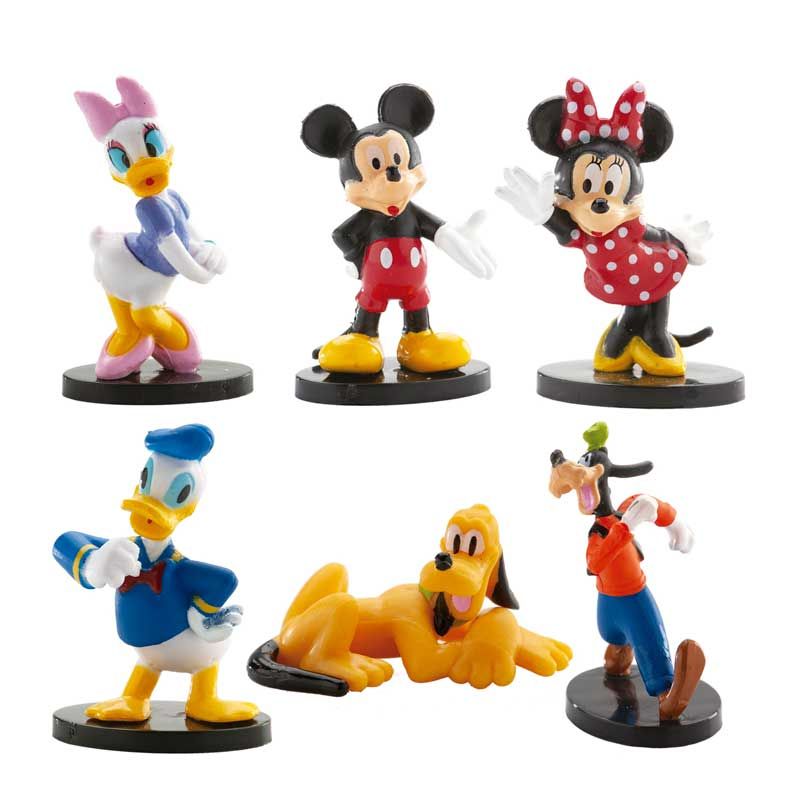 Kit Figurines 3D Paquets de 6 de Mickey et ses amis