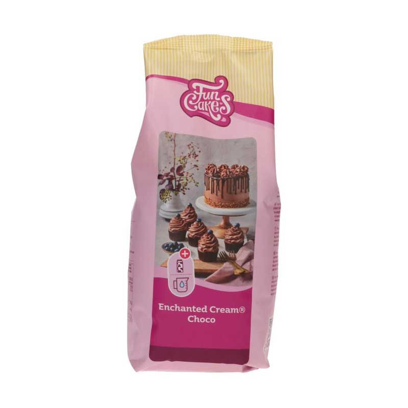 Préparation Mix pour crème enchantée Chocolat 900g FunCakes