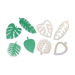 Emporte-pièce feuilles tropicales set/3 FMM sugarcraft