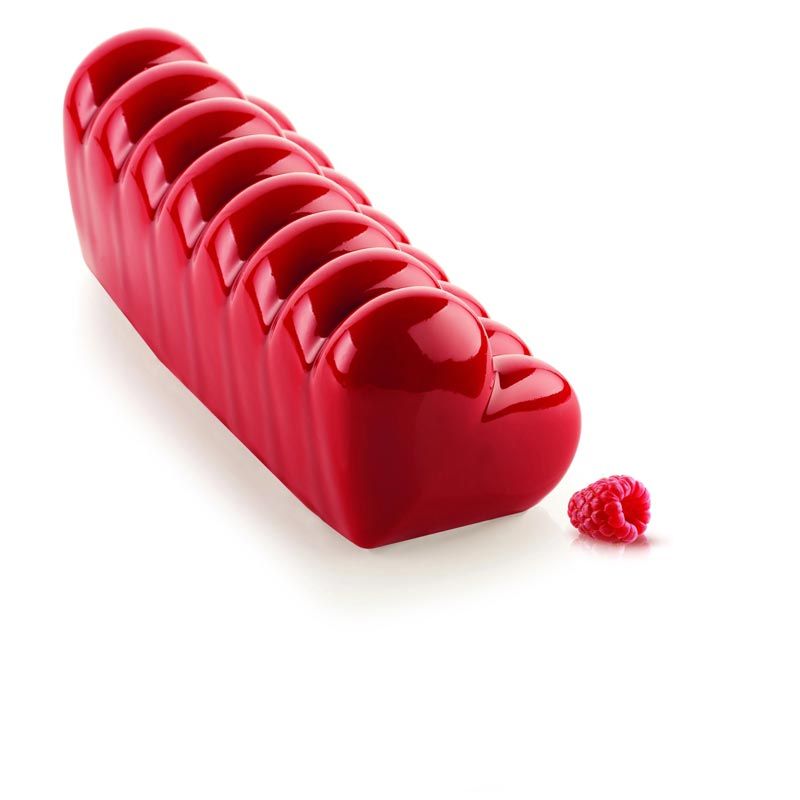 Moule bûche Coeur Silikomart à 26,90 €