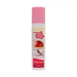 Bombe spray lustrant 100 ml FunCakes couleur cuivre