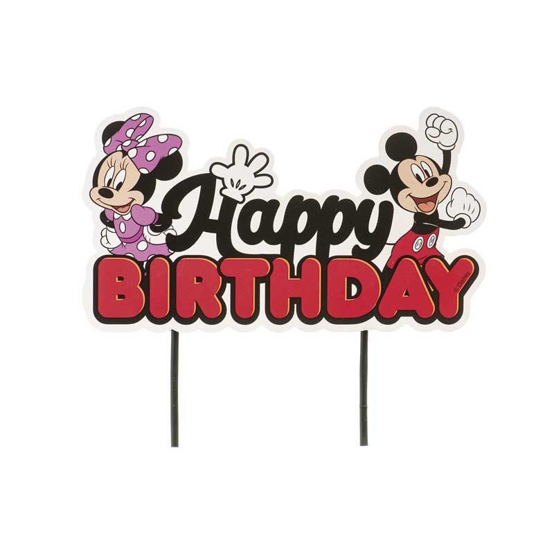 Cake topper Mickey et Minnie Disney