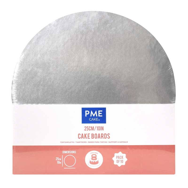 Plateau de présentation rond épais pour gâteau de 20 à 35 cm de diamètre Set de 10 Plateaux PME