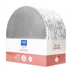 Plateau de présentation rond épais pour gâteau de 20 à 35 cm de diamètre Set de 10 Plateaux PME