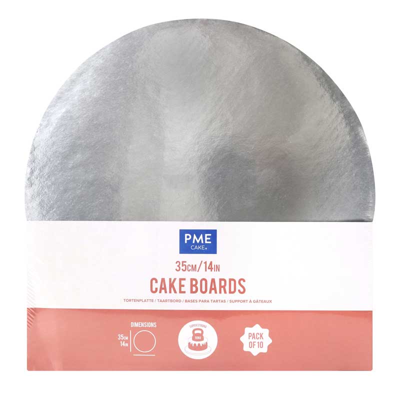 Foydream Lot De 6 Plateaux à Gâteau 30 Cm Blanc – Cake Board Robuste 12 Mm Épais, Réutilisable En Aluminium Pour Transport Et Présentation De Gâteaux