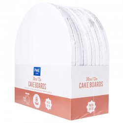 Plateau de présentation rond épais pour gâteau de 30 cm de diamètre Set de 10 Plateaux PME