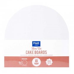 Plateau de présentation rond épais pour gâteau de 30 cm de diamètre Set de 10 Plateaux PME