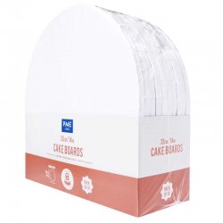 Plateau de présentation rond épais pour gâteau de 35 cm de diamètre Set de 10 Plateaux PME