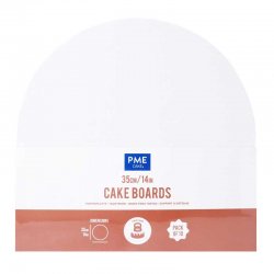 Plateau de présentation rond épais pour gâteau de 35 cm de diamètre Set de 10 Plateaux PME